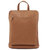 Camel Unisex Soft Pebbled Leather Pocket Backpack | Byeyl