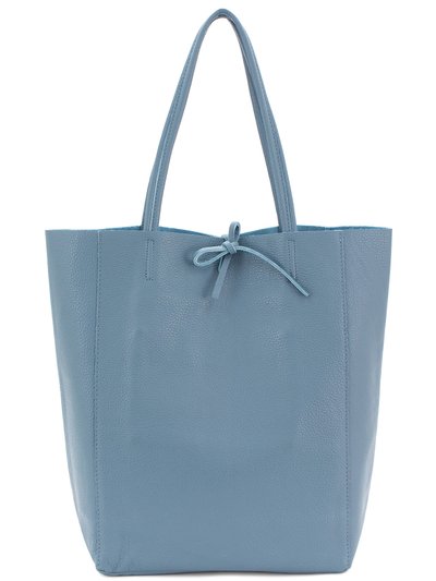 Sostter Cornflower Pebbled Leather Tote Shopper | Byabe product