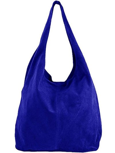 Sostter Electric Blue Soft Suede Hobo Shoulder Bag product