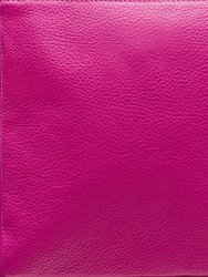 Fuchsia Soft Pebbled Premium Leather Pocket Backpack
