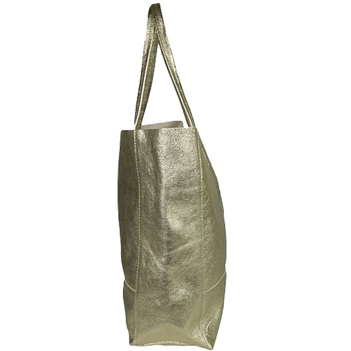 Women's Horizontal Soft Leather Tote Bag