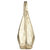 Gold Metallic Leather Hobo Shoulder Bag