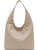 Ivory Soft Pebbled Leather Hobo Bag | Bbrad - Ivory