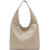 Ivory Soft Pebbled Leather Hobo Bag | Bbrad