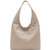 Ivory Soft Pebbled Leather Hobo Bag | Bbrad