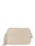 Light Taupe Small Leather Tassel Crossbody Bag  | bxyay - Light Taupe