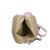 Lilac Soft Premium Pebbled Leather Pocket Backpack