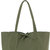 Olive Pebbled Leather Tote Shopper | Bairi