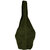 Olive Soft Suede Leather Hobo Shoulder Bag | Biaix