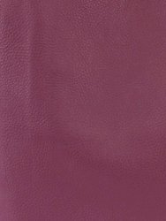 Plum Pebbled Leather Tote Shopper | Brilx