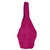 Raspberry Soft Suede Hobo Shoulder Bag | Byxxb