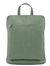 Sage Soft Pebbled Premium Leather Pocket Backpack - Sage