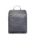 Small Slate Grey Pebbled Leather Pocket Backpack | Baday - Slate Grey