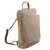 Stone Soft Pebbled Premium Leather Pocket Backpack