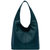 Teal Soft Pebbled Leather Hobo Bag