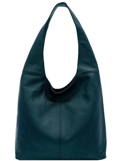 Sostter Teal Soft Pebbled Leather Hobo Bag product