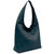 Teal Soft Pebbled Leather Hobo Bag