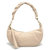 Warm Stone Pebbled Baguette Leather Shoulder Bag | Bdxea