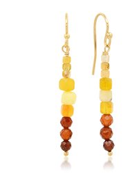 Sunburst Opal Earrings - Sunburst