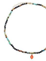 Turquoise And Ethiopian Opal Necklace - Multi