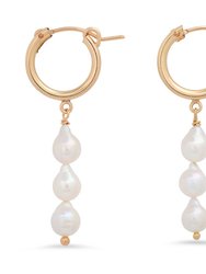 Pearls Of Mine Earrings - Rose Gold Fill