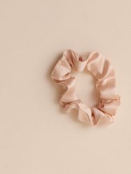 Zero Waste Silk Scrunchie - Pink Sandstone