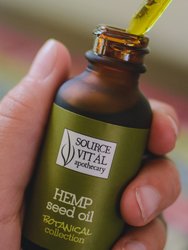 Hemp Seed Oil (Organic, Unrefined, Cold-Pressed)