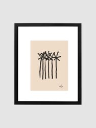 "Date Palms in Cairo" Framed Print