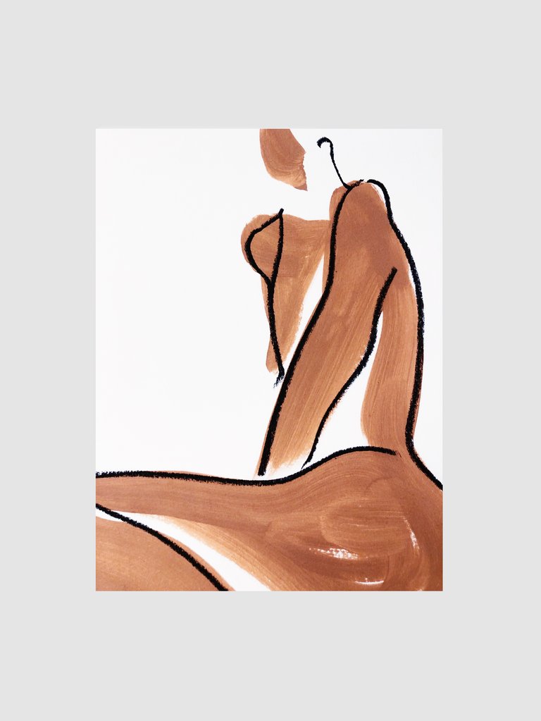 "Nude I" Framed Print