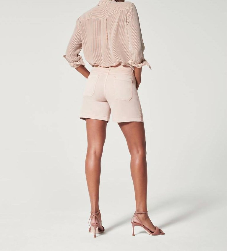 Buy SPANX® Spanx 4-inch Stretch Twill Shorts - Pale Pink At 55% Off