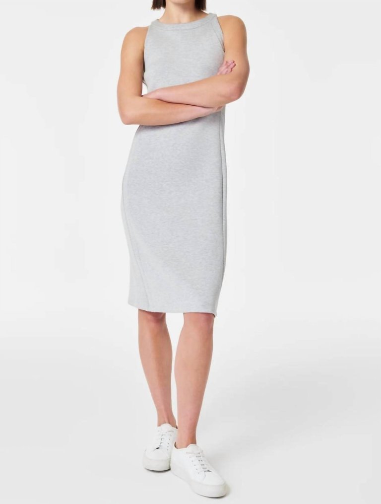 Airessentials Tank Midi Dress - Light Grey Heather