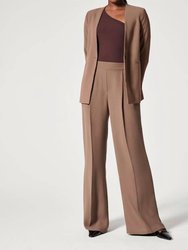 Crepe Pleated Trouser In Cedar