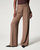 Crepe Pleated Trouser In Cedar - Cedar