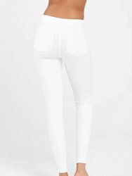 Spanx White Jean-Ish Ankle Leggings