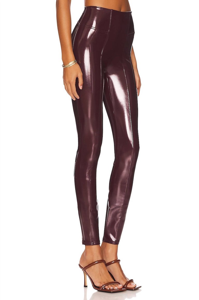 Patent Faux Leather Legging