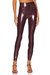 Patent Faux Leather Legging - Ruby