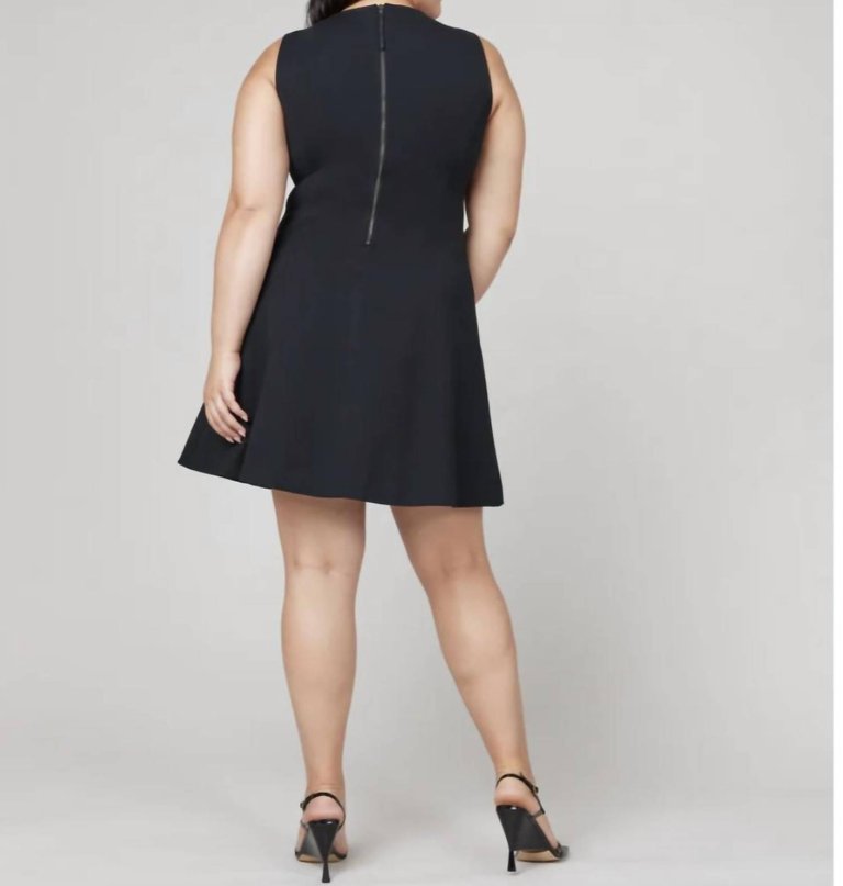 Spanx Navy Perfect Fit & Flare Dress