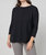 P.l.t. Dolman Sleeve Top In Very Black