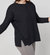 P.l.t. Dolman Sleeve Top In Very Black - Very Black