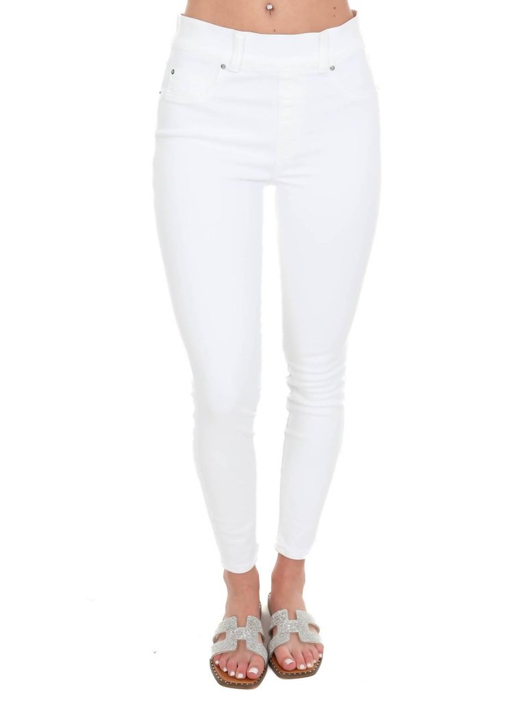 Skinny Jeans In White - White