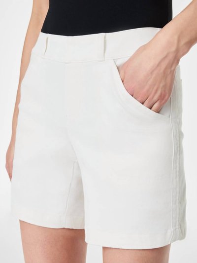 Spanx Stretch Twill Shorts In White product