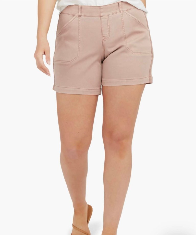 Stretch Twill Shorts - Mauve - Mauve