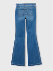 Women's High-Rise Flared Stretch-Denim Jeans