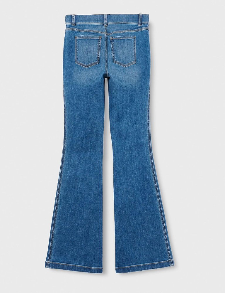 Women's High-Rise Flared Stretch-Denim Jeans