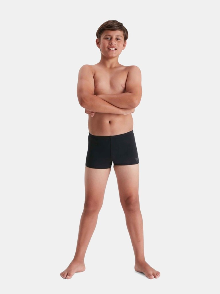 Childrens/Kids Eco Endurance+ Swim Shorts - Black - Black