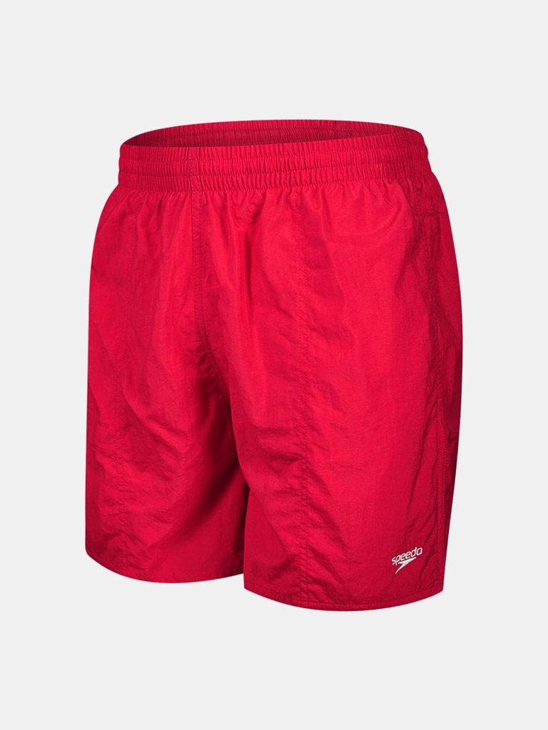 Childrens/Kids Essential Swim Shorts - Red - Red