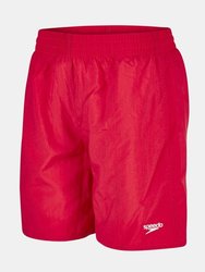 Mens Leisure Swim Shorts - Red