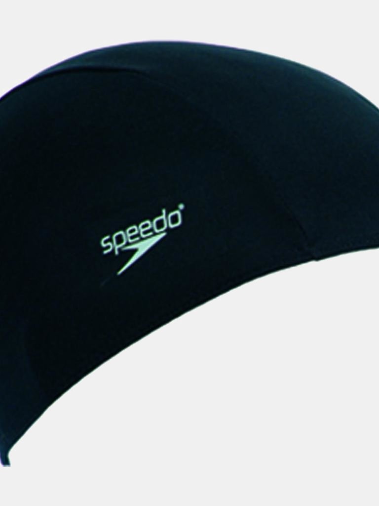 Speedo Childrens/Kids Polyester Swim Cap (Black) - Black