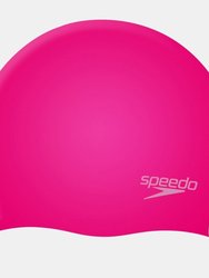 Speedo Childrens/Kids Silicone Swim Cap (Pink) - Pink