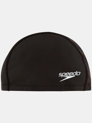 Speedo Unisex Adult Pace Swim Cap (Black) - Black